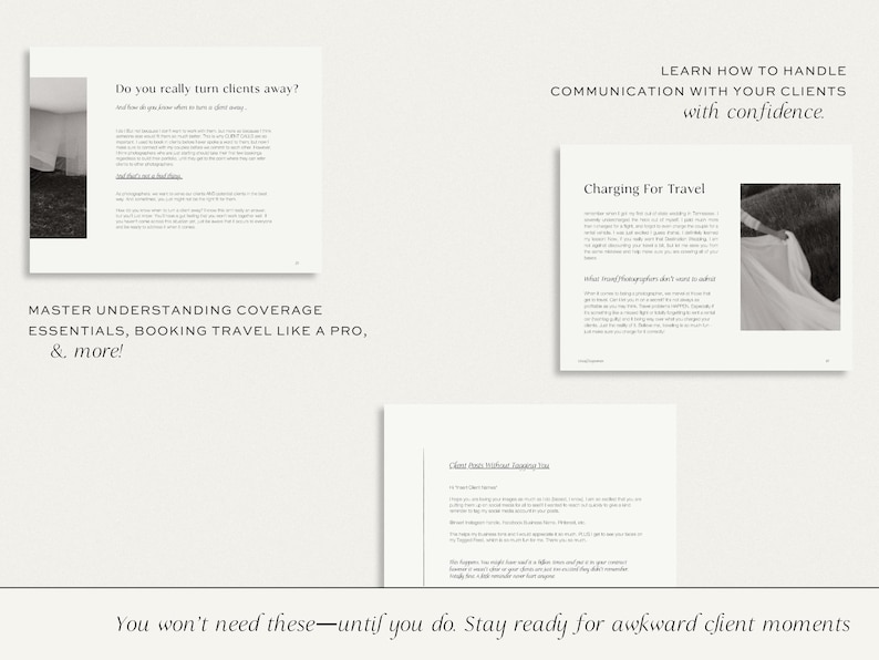 Risposte via email da parte del fotografo di matrimoni / Comunicazione con il cliente + Conversazioni difficili (Download digitale) immagine 4