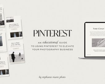 Pinterest Marketing Guide for Photographers | Strategy + Canva Templates (Digital Download)