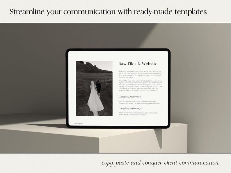 Risposte via email da parte del fotografo di matrimoni / Comunicazione con il cliente + Conversazioni difficili (Download digitale) immagine 3