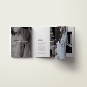 Wedding Welcome Guide for Wedding Photographers, Ready-to-Use Professional Text, Contemporary Design Client Guide Magazine
