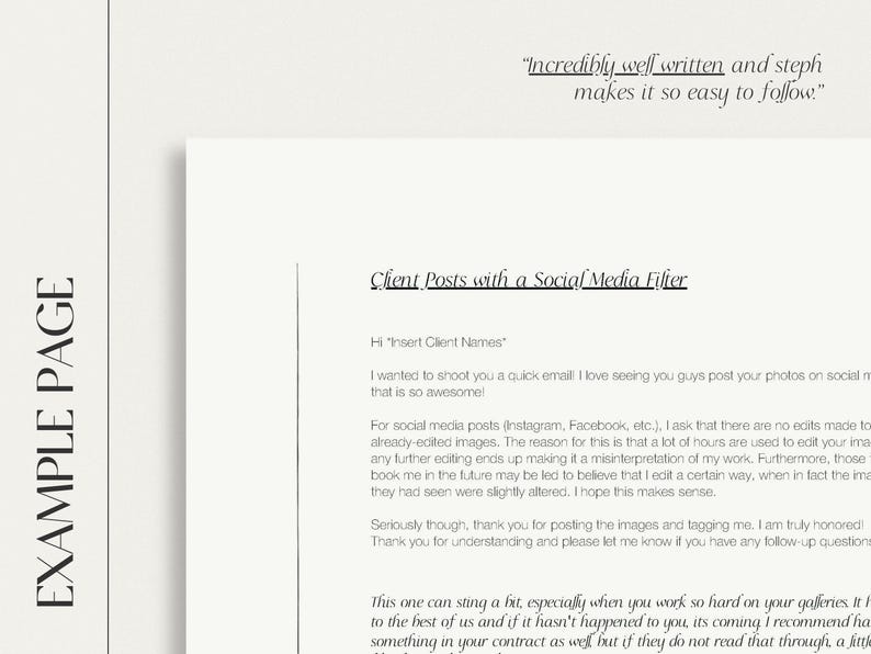 Risposte via email da parte del fotografo di matrimoni / Comunicazione con il cliente + Conversazioni difficili (Download digitale) immagine 10