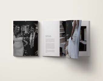 Elopement Welcome Guide for Elopement Photographers, Ready-to-Use Professional Text, Contemporary Design Client Guide Magazine