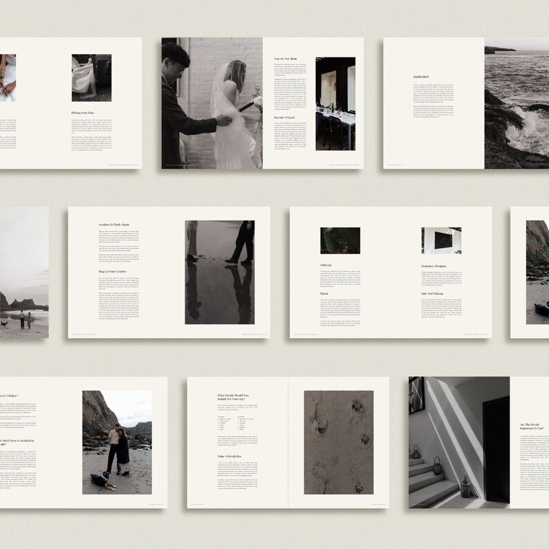 Photography Welcome Client Guides Template Minimal - Etsy