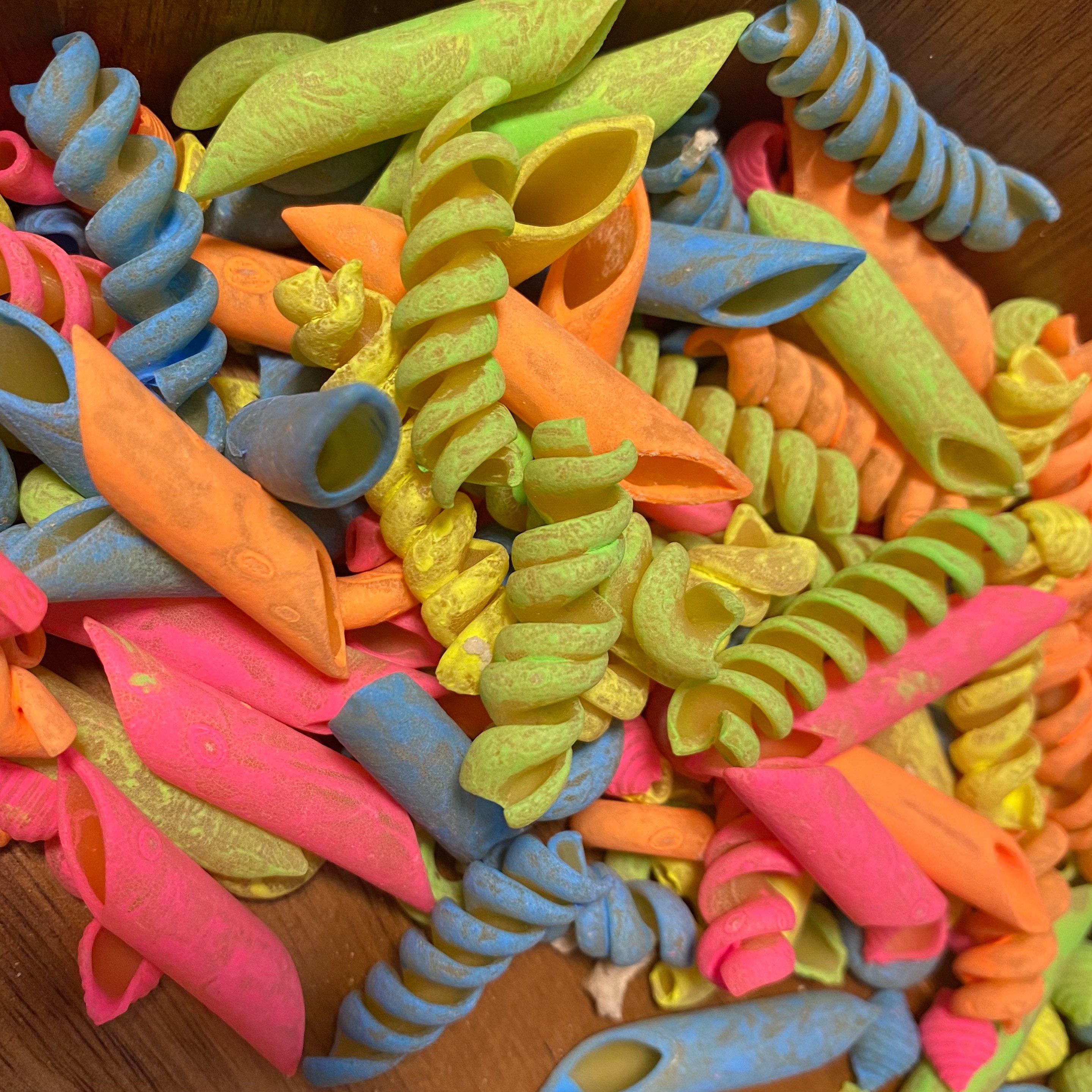 Colored Pasta for Sensory Play Etsy