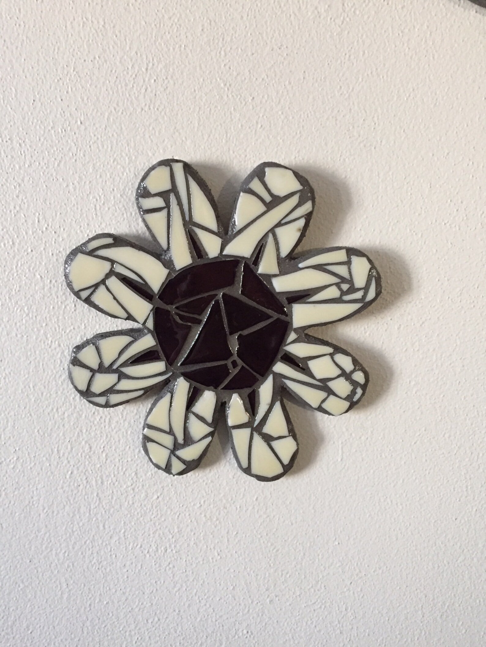 FLOWER Stain Glass Wall Art Etsy