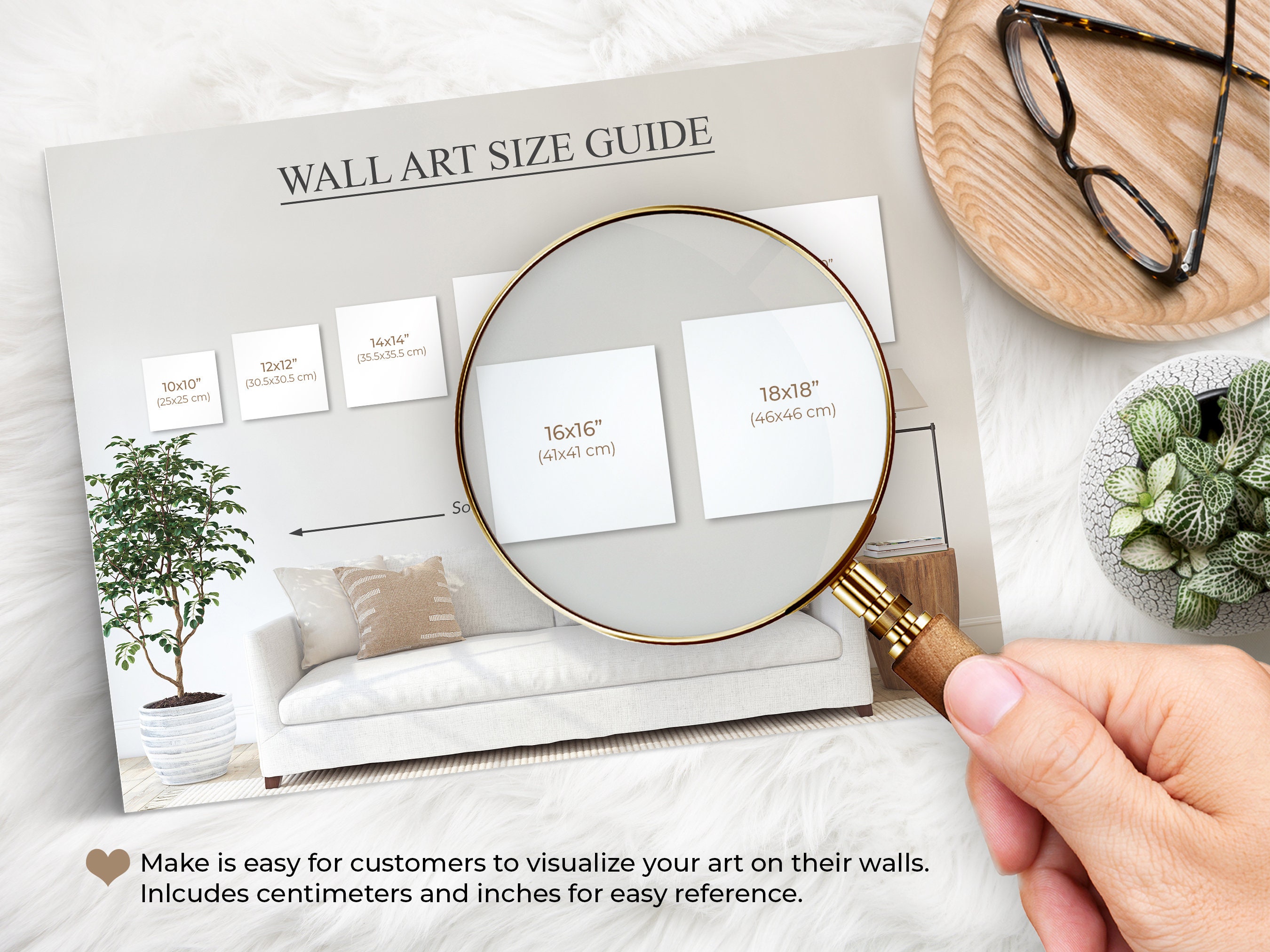 Square Frame Size Guide Wall Art Size Guide Comparison Etsy Australia