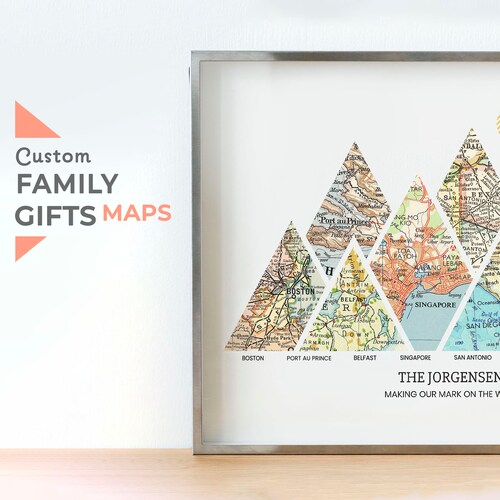 CustomFamilyMaps - Etsy