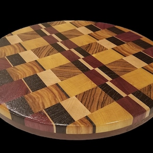Cutting Board, 2 Layer, End Grain, 13&quot; Round x 1 1/2&quot; Thick (CB-109)