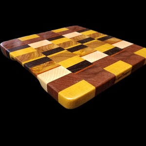 Cutting Board, End Grain, 9&quot; x 9 3/4&quot; x 3/4&quot; Thick (CB-070)