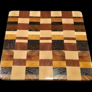 Cutting Board, 2 Layer, End Grain, 13&quot; x 12&quot; x 1 1/2&quot; Thick (CB-151)