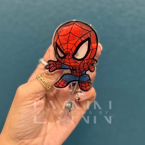 Spider-Man Inspired Badge Reel | Spiderman Inspired | Spider-Man Inspired Work ID Badge | Work Badge Reel