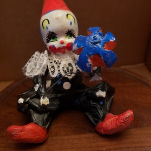 Paper mache clown