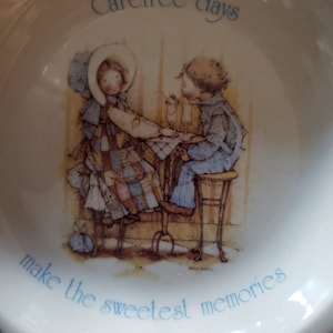 Vintage Holly Hobbie Plate