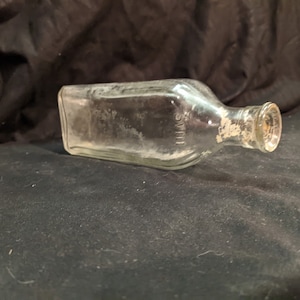 Vintage Glass Bottle with Cork