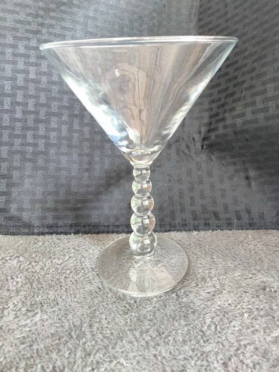 Martini Glasses 6.5oz, Crystal, Pair, Personalized