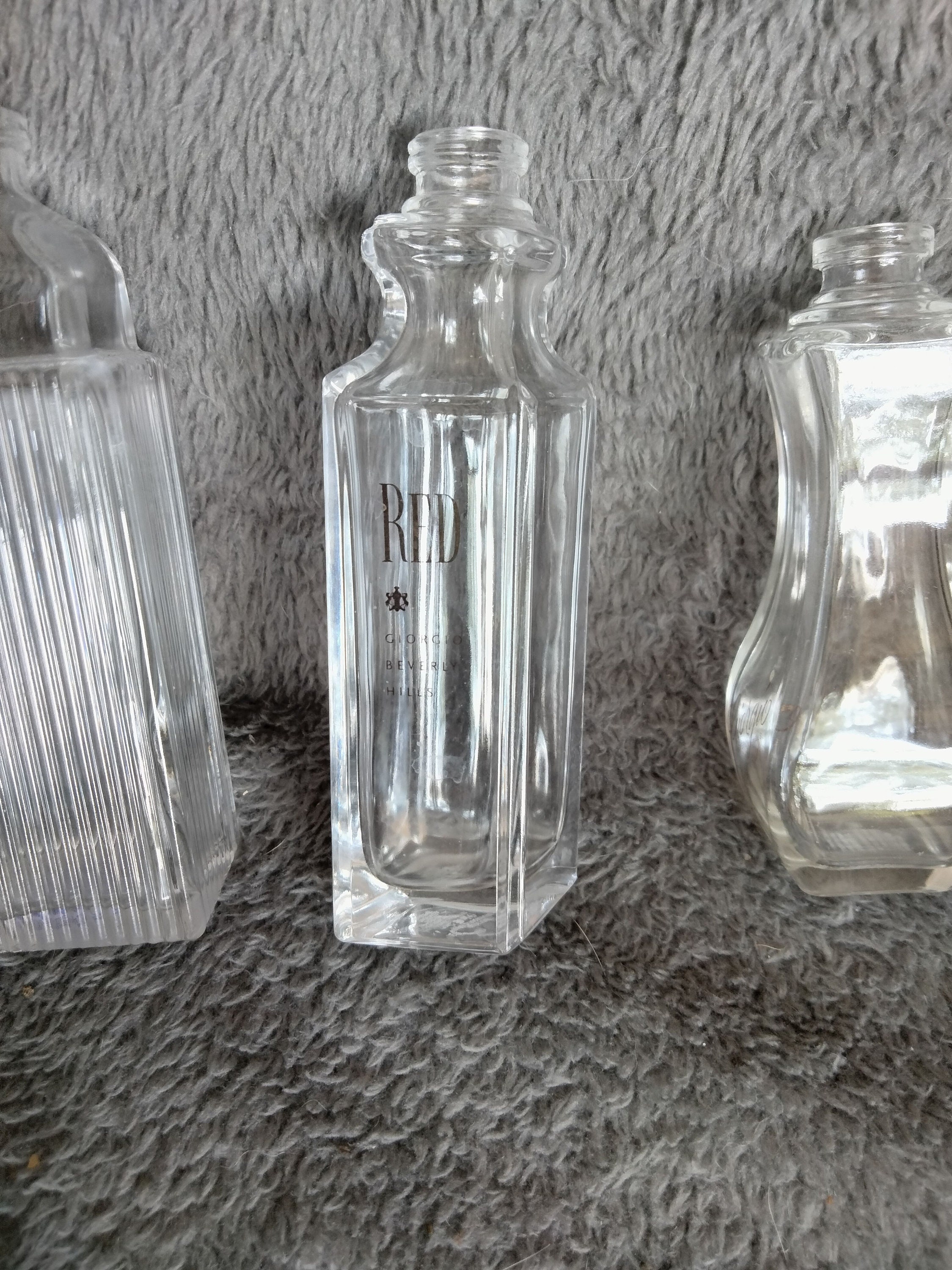 Vintage Perfume Bottles Set of 6 Used Perfume Bottles All Empty With No