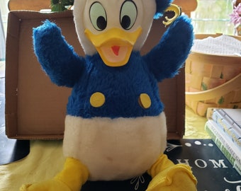 Vintage Pato Donald peluche