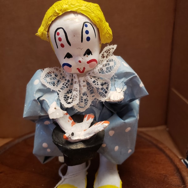 papier Mache clown