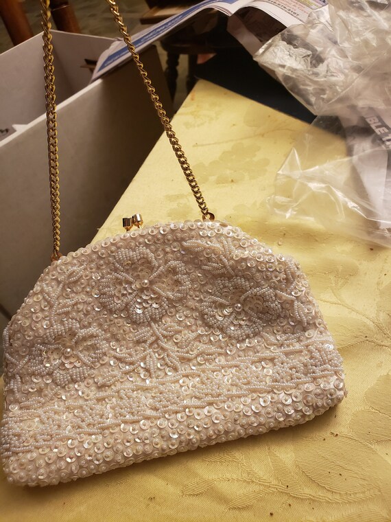 beaded evening bag - image 2