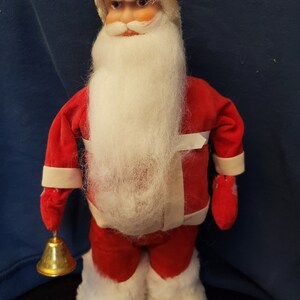 Vintage moving santa