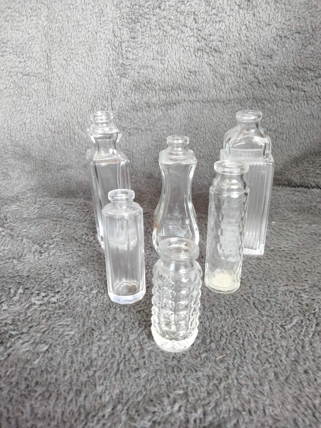 Vintage Perfume Bottles Set of 6 Used Perfume Bottles All Empty With No