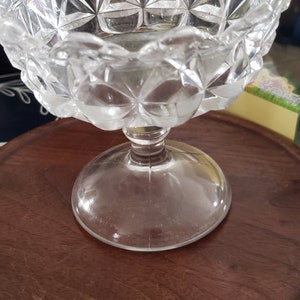 glass pedestal bowl