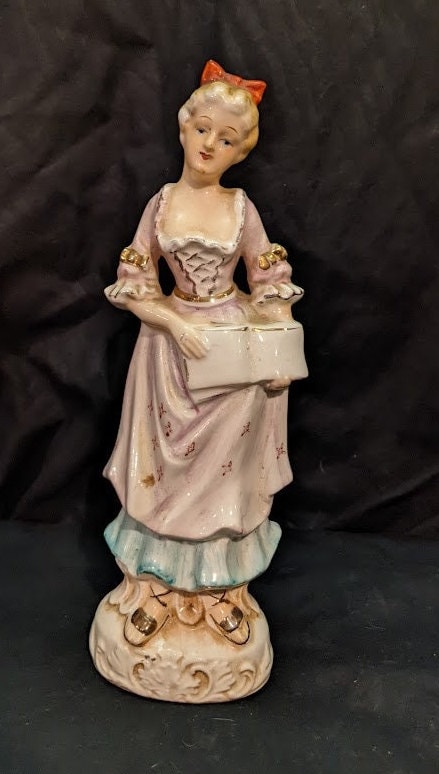 Porcelain lady in blue dress - Etsy 日本
