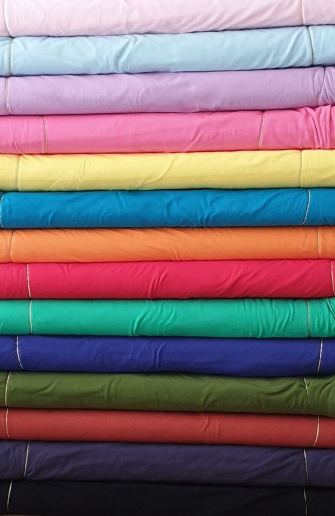 95/5 Cotton Elastane Jersey Plain Etsy UK