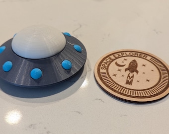 UFO & Space Explorer Coaster - Space Party Favor Bundle