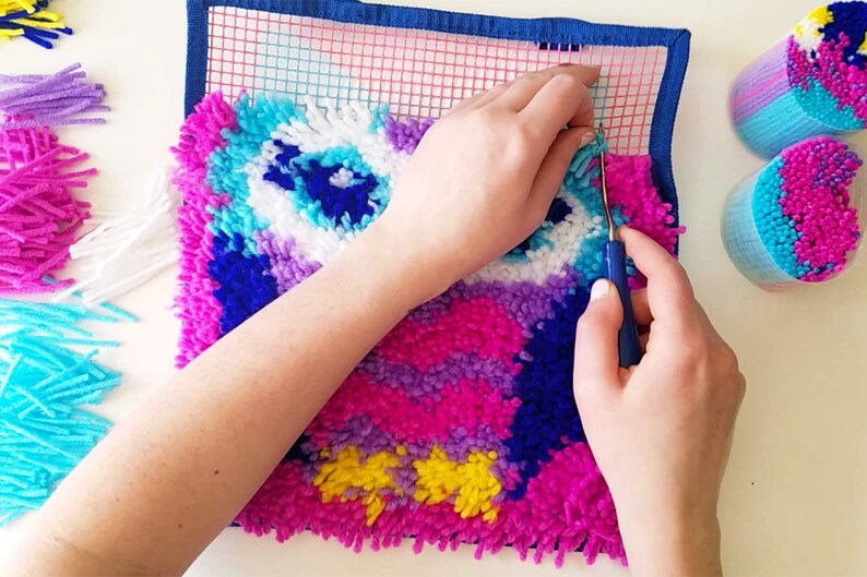 Minirug Sewing Kit Knitting Supplies Craft Yarn Crochet Etsy