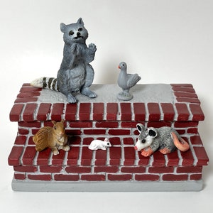 City Critters City Mini Pack - terrarium miniature animals fairy garden figurines micro mini figures dollhouse