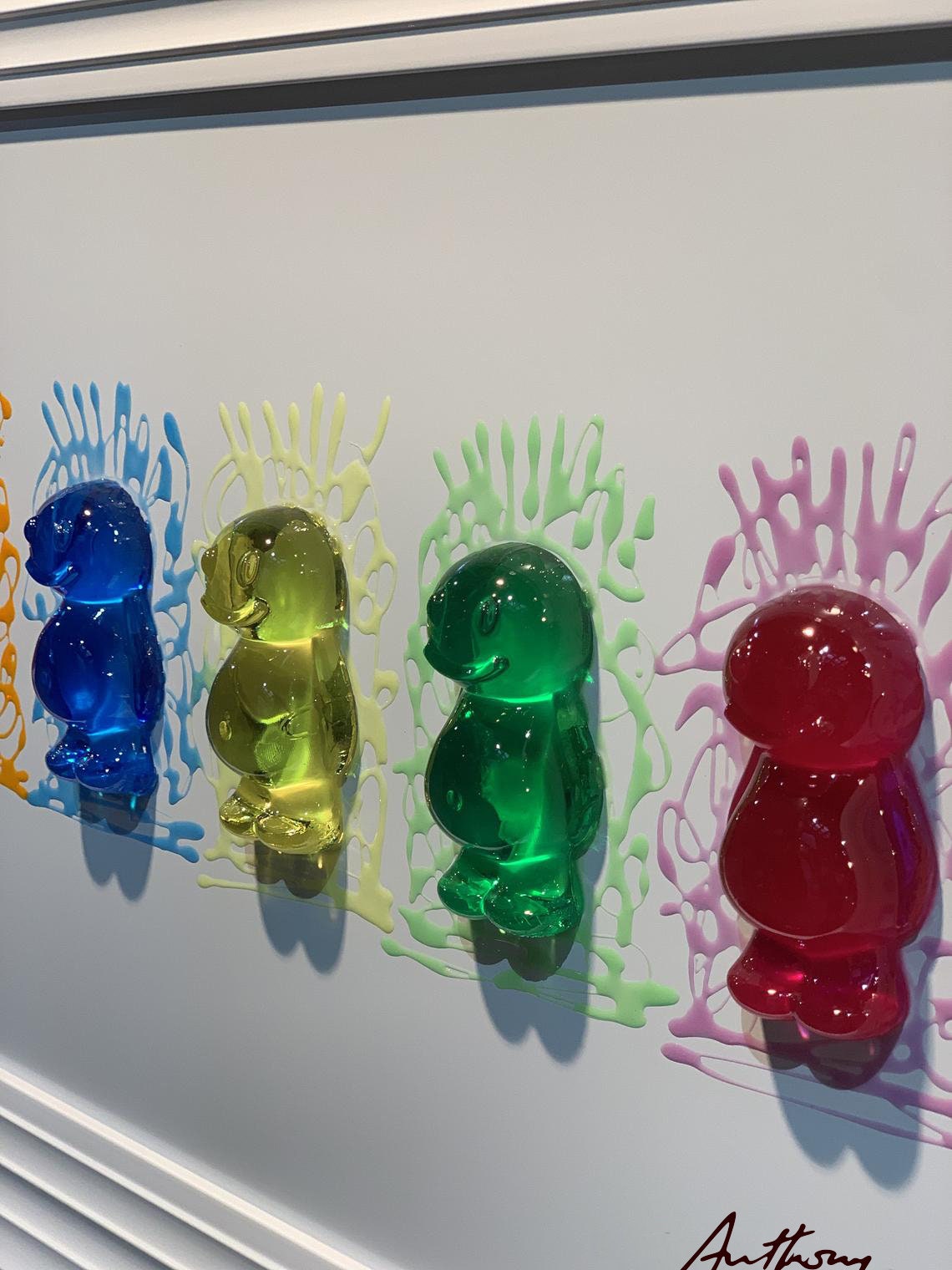 Jelly Babies White Framed Wall Art Etsy