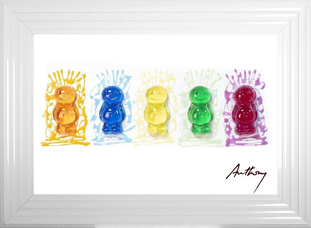 Jelly Babies White Framed Wall Art Etsy