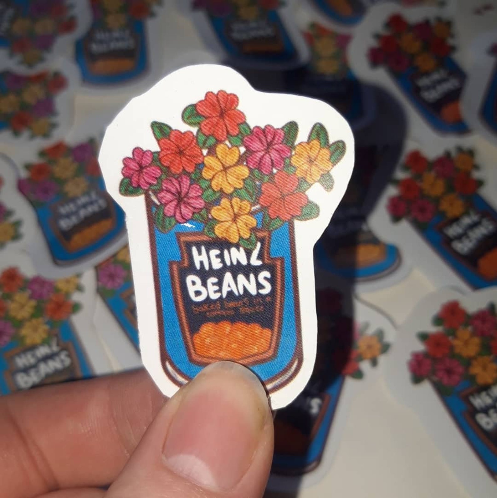 Heinz Beans Flowerpot Sticker Etsy