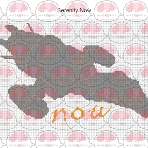 Serenity Now Cross Stitch Pattern