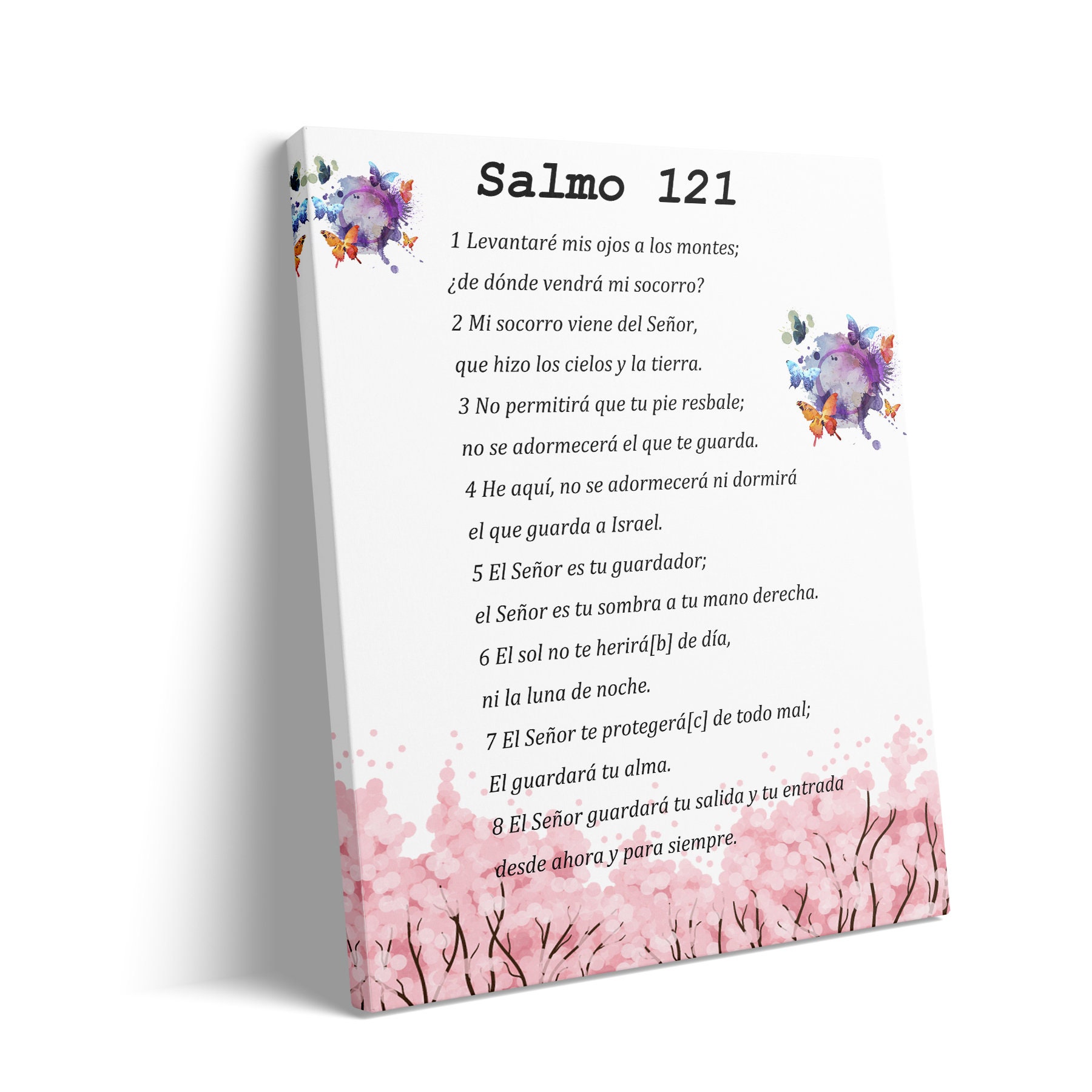 Salmo 91, Spanish Bible Verse Framed Art Print for Sale by