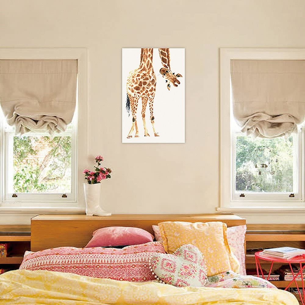Giraffe Nursery Wall Art for Kid's Bedroom Décor Framed Etsy