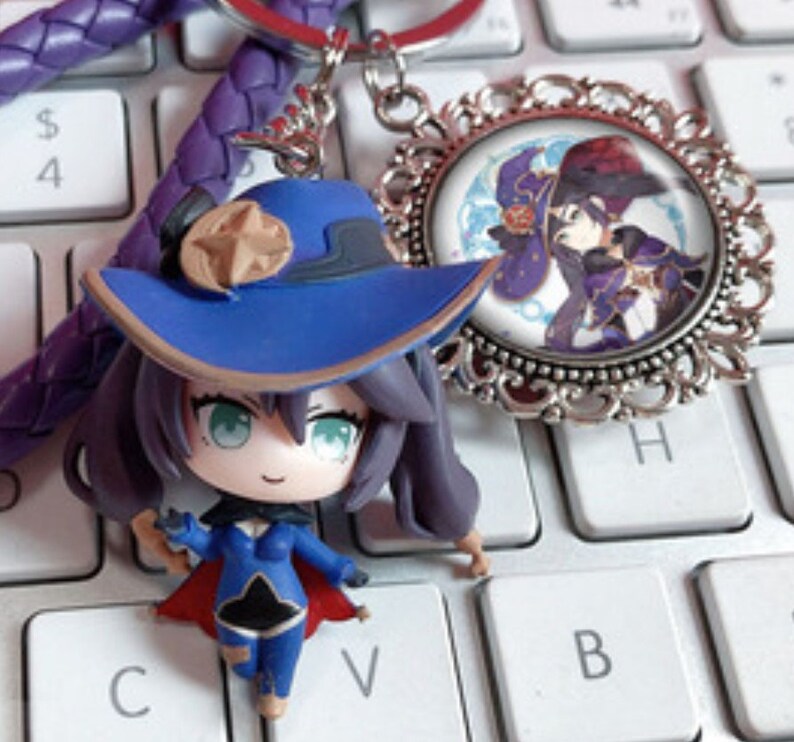 Cute Mini Genshin Impact Figurine Keychains Zhongli Childe Etsy Ireland