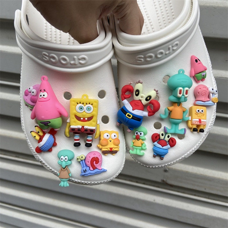 Spongebob Croc Charms 14 Bundle Shoe Charms Cartoon Charms 90charms ...