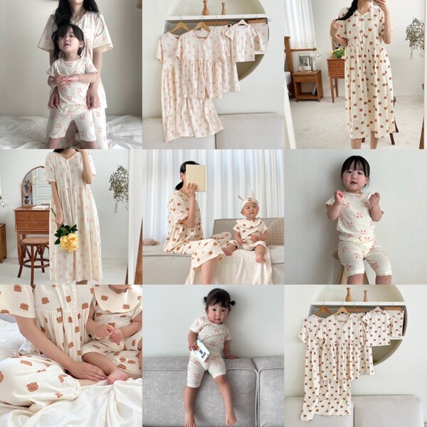 Mom and Baby Matching Pajamas Etsy