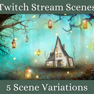 Cozy Forest Streaming Scene for Twitch, YouTube, Facebook | High Quality | Seamless Looping | Twitch Overlays