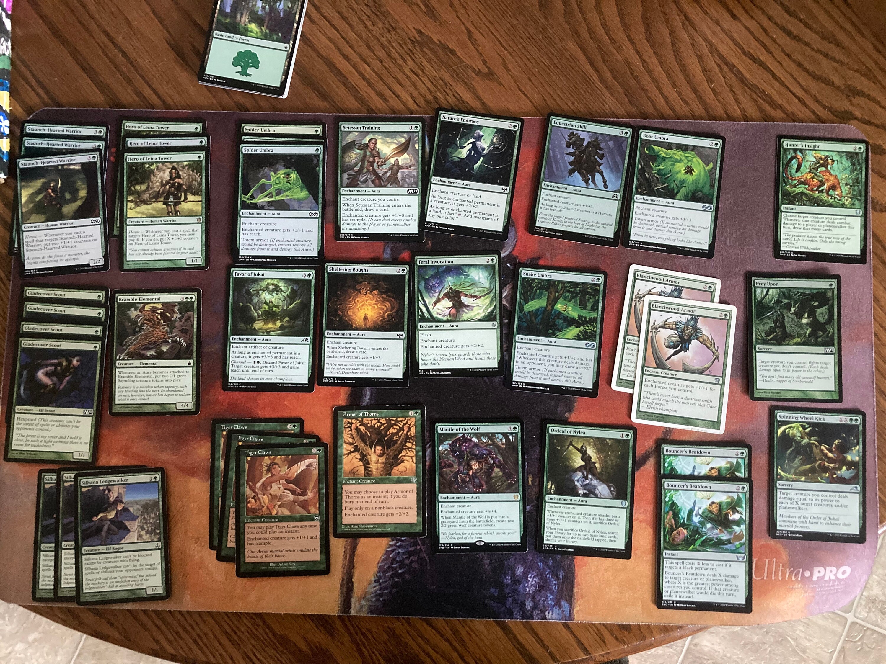 Green Enchantments 60 Card Modern Magic the Gathering Mtg Deck - Etsy