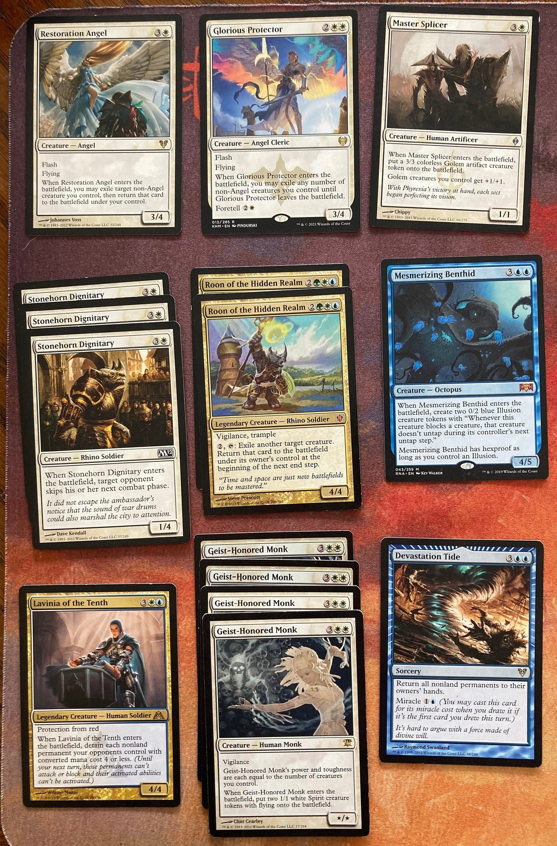 White/Blue/Green Blink 60 card MTG deck Etsy