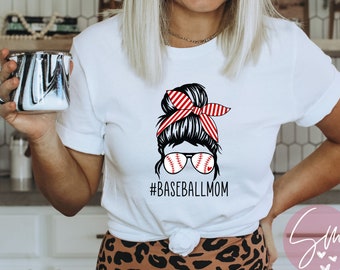 Baseball mom svg | Baseball Shirt Svg | Baseball Mom Shirt | messy bun svg | Cricut Cut File | Popular Svg | Commercial Licence Svg