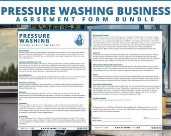 Pressure Washing Agreement templates,pressure washing,pressure cleaning,power washing, power washer, pressure washing contract