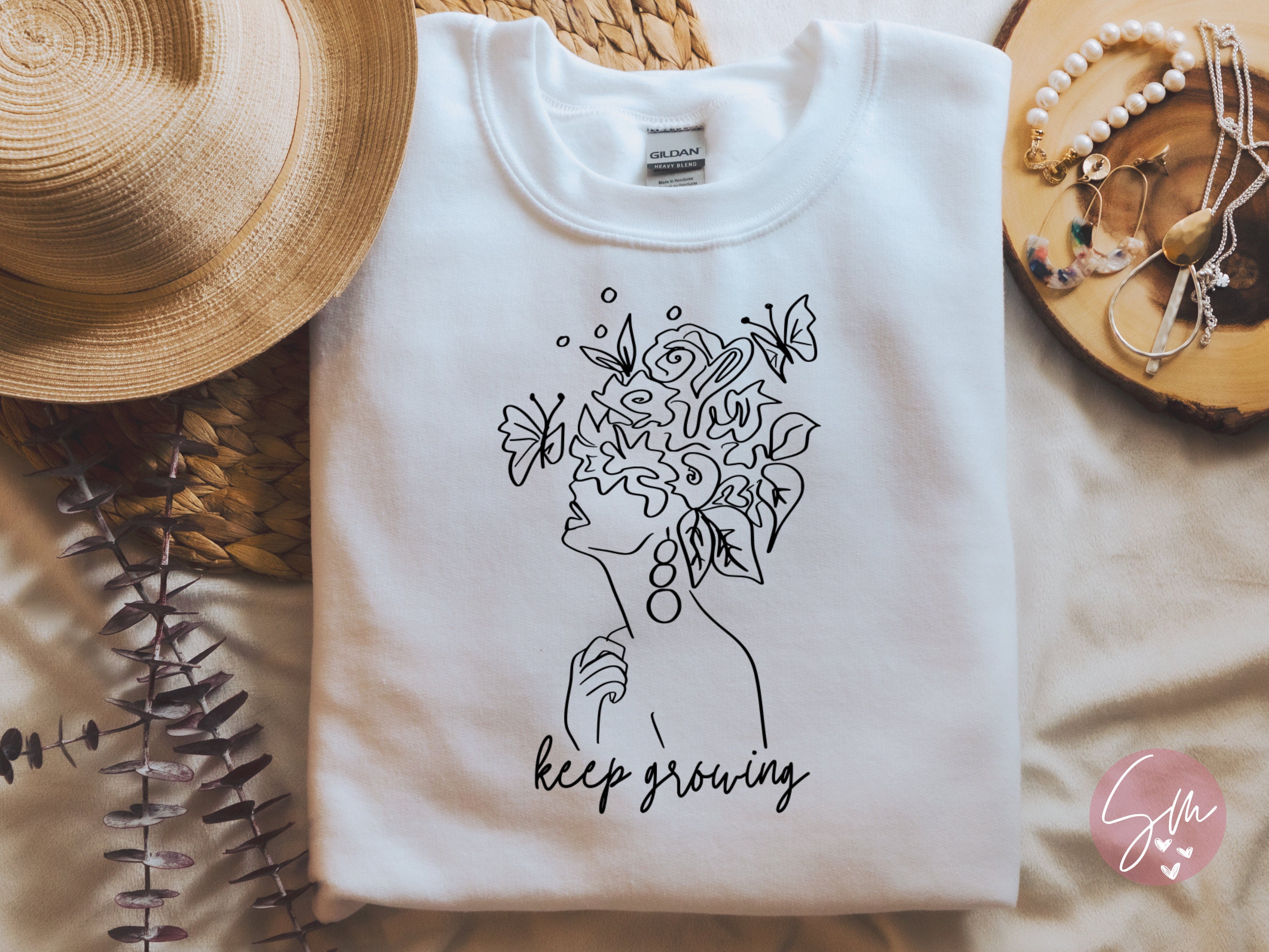 Keep Rising Svg Keep Growing Svg | Self Love SVG, Inspirational Svg, Keep Growing Svg ...