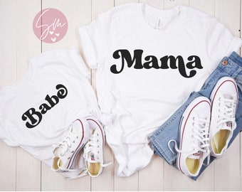 Mama and babe svg bundle, Mommy and me svg, mama mini svg, mama svg, momlife svg, mama rainbow svg, babe svg, mama and me svg