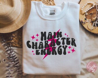 Main character energy svg | Self love SVG, Inspirational Svg, Inspirational Quotes Svg, Self Love Svg, Positive Quotes Svg, Motivational Svg