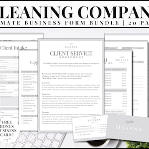 Editable Cleaning Service Bundle, Cleaner Business, Professional Residential Cleaning, Cleaning Checklist, Invoice, Residential Cleaning