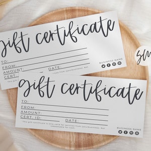 Gift Certificate, Gift certificate template,gift certificate photography,gift certificate printable, gift certificate template printable